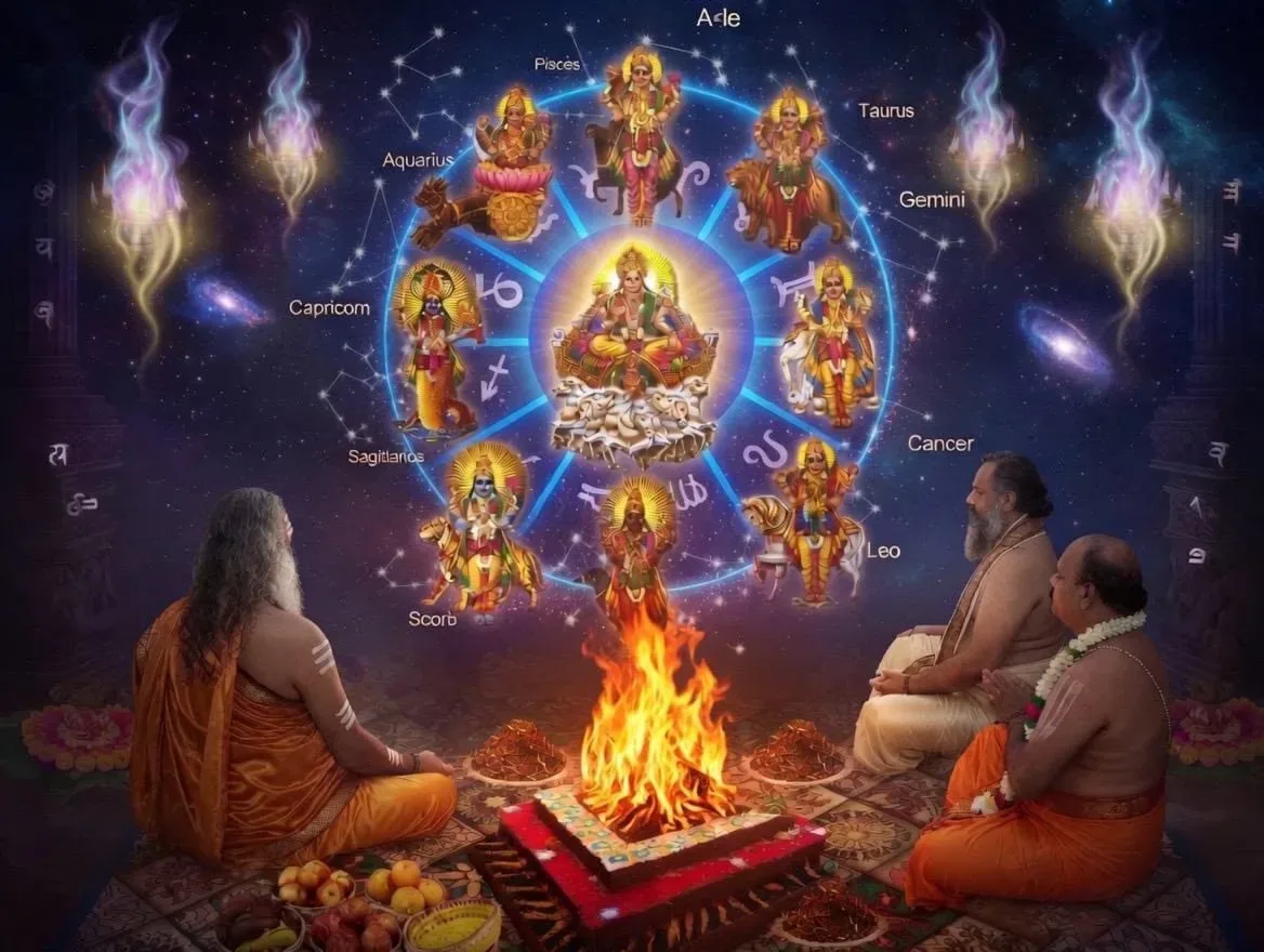 Navgrah Shanti Puja in Ujjain – Nine Planet Peace by Pandit Abhishek Guruji